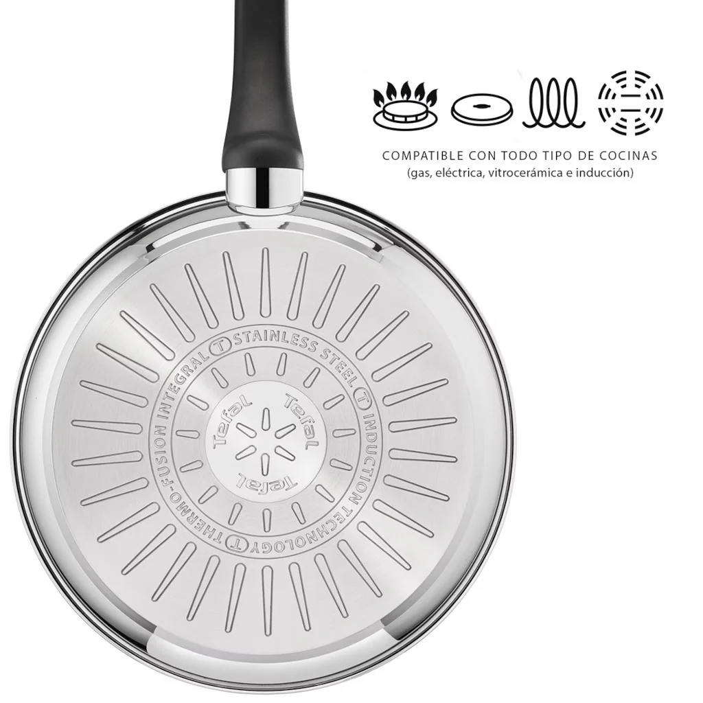 Sartén antiadherente exterior inox Emotion Tefal - Imagen 7