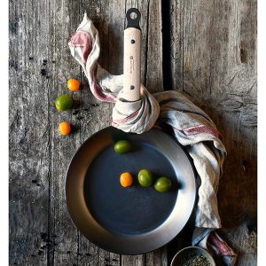 Sartén hierro mineral B con mango de haya De Buyer