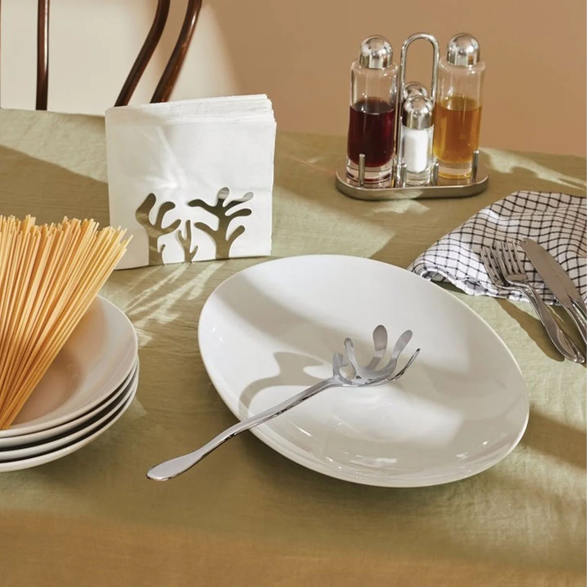 Servilletero de acero inoxidable Mediterraneo Alessi - Imagen 3