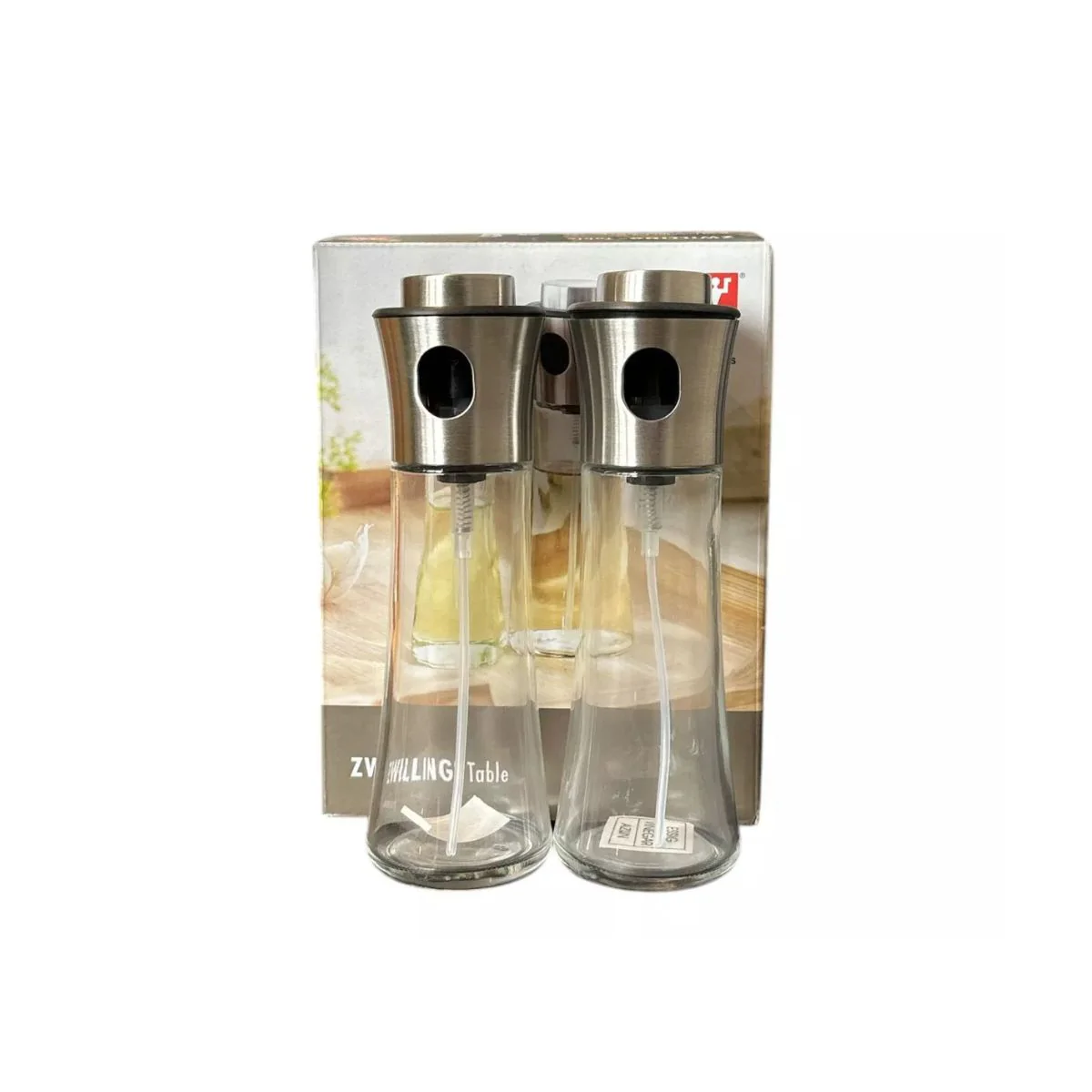Set de 2 pulverizadores de aceite y vinagre de cristal Hana Zwilling - Imagen 4