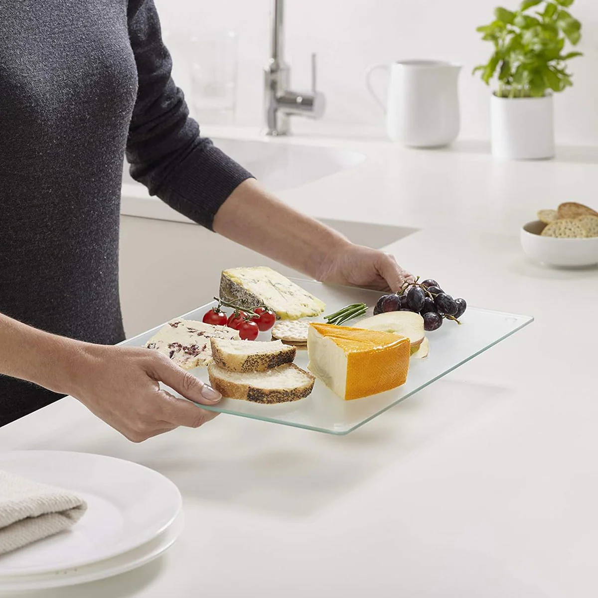 Tabla de corte de cristal Joseph Joseph - Imagen 6