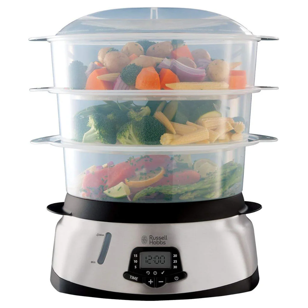 Vaporera de tres pisos Maxicook de Russell Hobbs - Imagen 2